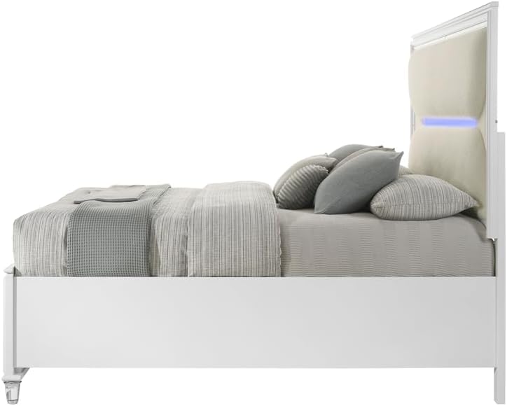 Serene Haven White Bed