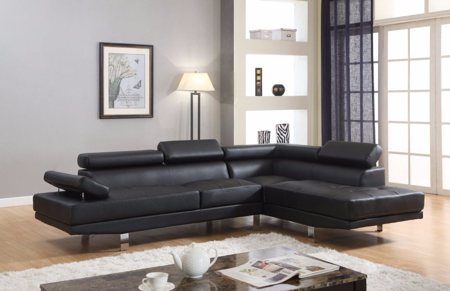 Jenny Leather Sectional