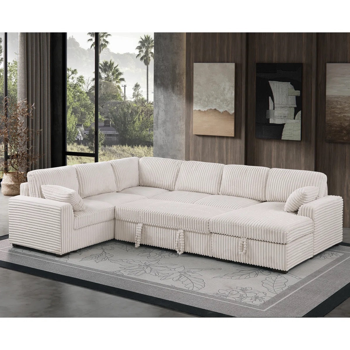 Relive Sectional SofaBed With Storage chaise