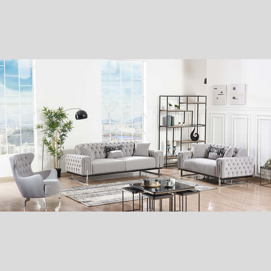 DREAMS Light Gray & Silver (3+2+1)